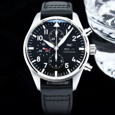 TW Factory IWC Pilot Chronograph Le Petit Prince  Black 43mm Eta Movement Replica Watches